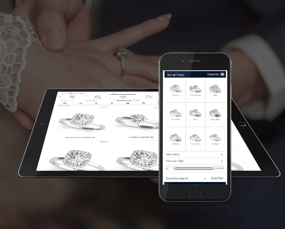 Ring Website Layout RingBuilder® Plugin For Wordpress – GemFind Digital Solutions